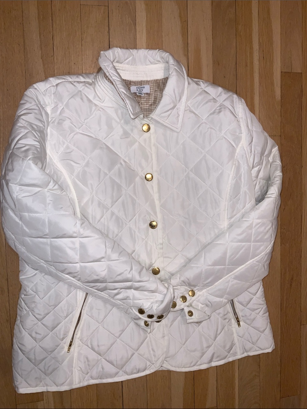 Crown and Ivy lightweight quilted jacket petite XL